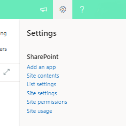 Une image où il faut ajouter une application SharePoint